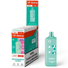 Load image into Gallery viewer, Wintergreen Candy Off Stamp Classic Cube 25000 Disposable Vape Pod