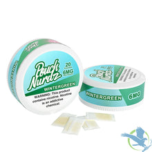 Load image into Gallery viewer, Wintergreen Pouch Nurdz Nicotine Pouches 20 Pouches per can