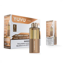 Load image into Gallery viewer, Yovo Colombian Coffee 50K Pod (Compatible with Foger Kit) Colombian Coffee Snoopy Smoke Extra Tank 15K Disposable Vape Single Piece