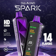 Load image into Gallery viewer, Coffee (New) Air Bar Diamond Spark Disposable Vape 15000 Puffs