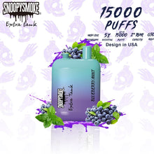 Load image into Gallery viewer, Single / Blueberry Mint Snoopy Smoke Extra Tank Vape 15000 Puffs