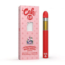 Load image into Gallery viewer, Cake Disposable 1.5 Strawberry Sour Diesel (Not Refillable) Disposable Only Cake Vape Pen Delta 8 Disposable 1.5g (Buy 4 Get 5th Free)