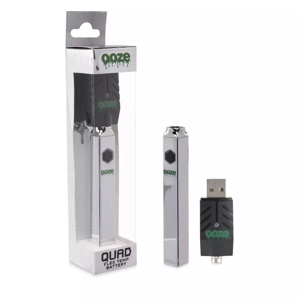 OOZE Quad 510 Thread 500 mAh Square Vape Pen Battery — MJ Wholesale