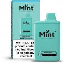 Cargar imagen en el visor de la galería, Fresh Mint / Single Mint by MNKE Bars Disposable Vape