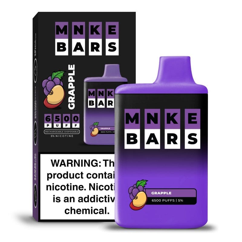 GRAPPLE MNKE BARS 6500 Puffs Disposable Vape GRAPPLE MNKE BARS 6500 Puffs Disposable Vape