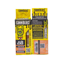 Load image into Gallery viewer, Green Crack - Sativa Cannibeast Delta 8 Cartridge (Buy 4 Get 1 Free)