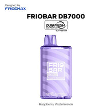 Load image into Gallery viewer, RASPBERRY WATERMELON FRIOBAR DB7000 DISPOSABLE VAPE 5%