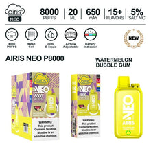 Load image into Gallery viewer, Watermelon Bubblegum Airis Neo P8000 Vape