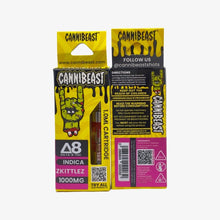 Load image into Gallery viewer, Zkittles - Indica Cannibeast Delta 8 Cartridge (Buy 4 Get 1 Free)