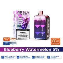 Load image into Gallery viewer, Blueberry Watermelon Air Bar Diamond Box Disposable Vape

