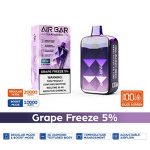 Load image into Gallery viewer, Grape Freeze Air Bar Diamond Box Disposable Vape
