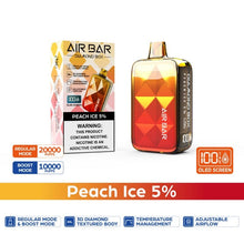 Load image into Gallery viewer, Peach Ice Air Bar Diamond Box Disposable Vape
