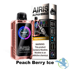 Load image into Gallery viewer, Peach Berry Ice Airis Alpha Touch 20000 Disposable Vape
