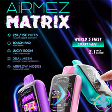 Load image into Gallery viewer, Airmez Matrix 25K Disposable Vape Device
