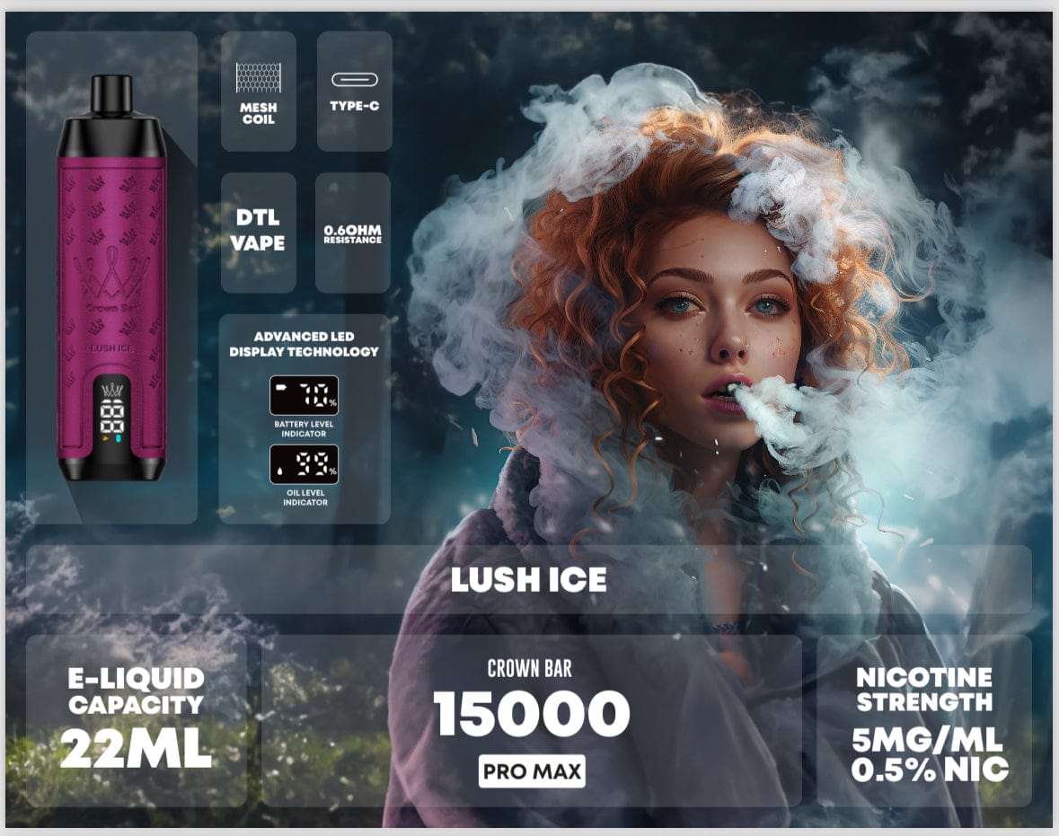 Al Fakher Crown Bar 15000 Puffs Pro Max Disposable Vape Al Fakher Crown Bar 15000 Puffs Pro Max Disposable Vape