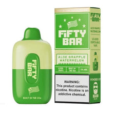 Cargar imagen en el visor de la galería, Aloe Grapple Watermelon - 6500 Puffs Fifty Bar V2 20000 Disposable
