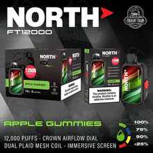 Load image into Gallery viewer, Apple Gummies North FT12000 Disposable
