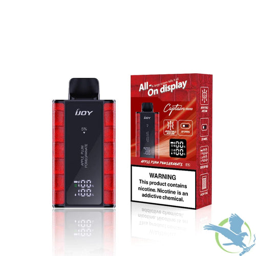 Apple Plum Pomegranate iJoy Captain 10000 Disposable Vape