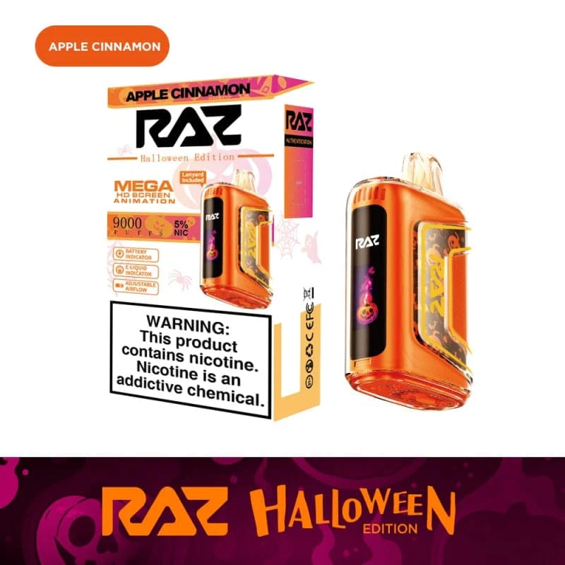 Apple Cinnamon (Halloween Edition) Raz TN9000 Disposable Vape