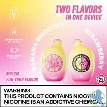 Load image into Gallery viewer, Banana Smoothy / Strawberry UT Disposable Vape 50K
