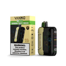 Load image into Gallery viewer, Banana Taffy Freeze Vanmo VM 60000 Disposable
