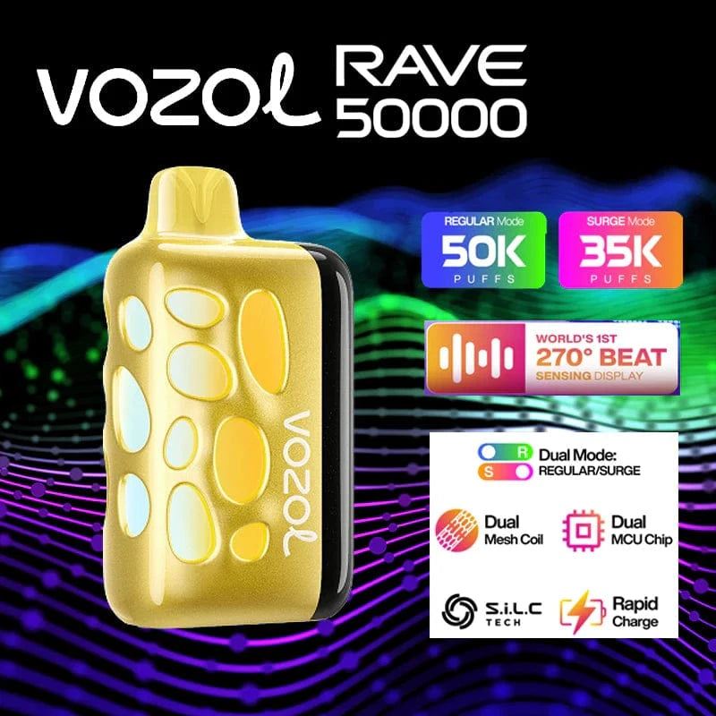 Banana Taffy Vozol Rave 50000 Disposable Vape