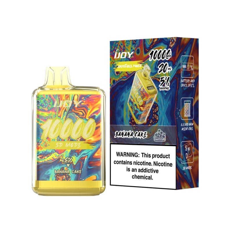 elf bar vape uk Banana Cake Ijoy SD10000 Puffs Disposable Vape