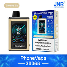 Load image into Gallery viewer, Banana Ice JNR Phonevape 30K Disposable Vape
