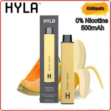 Cargar imagen en el visor de la galería, Banana + Melon Hyla Dopa Disposable Vape 4500 Zero Nic
