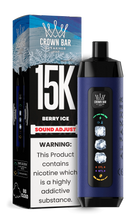 Load image into Gallery viewer, Berry Ice Al Fakher Crown Bar Ice Adjust 15000 Disposable
