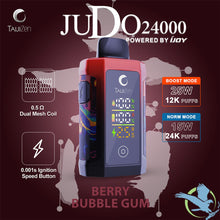 Load image into Gallery viewer, Berry Bubble Gum / Single TaijiZen Judo IJoy 24K Disposable Vape

