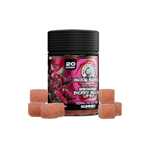 Berry Melon Lifter Galaxy Treats Moon Babies Gummies D8 D9 THCP 124MG 20 Count