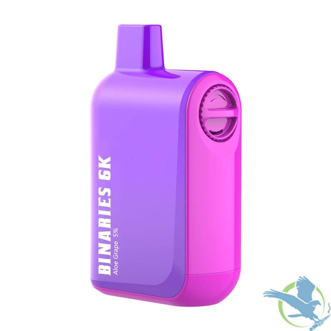 Aloe Grape Binaries 15ML 6000 Puffs Disposable Vape