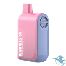 Cargar imagen en el visor de la galería, Strawberry Peach Yogurt Binaries 15ML 6000 Puffs Disposable Vape
