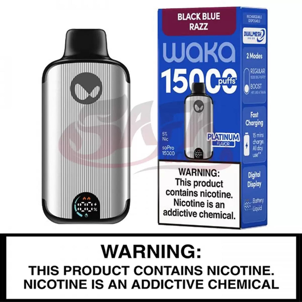 Black Blue Razz Wake SoPro 15000 Disposable Vape