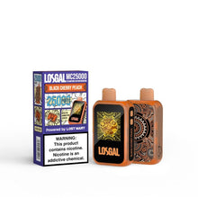 Cargar imagen en el visor de la galería, Black Cherry Peach (Steampunk Edition) Losgal Mc25000 disposable vape
