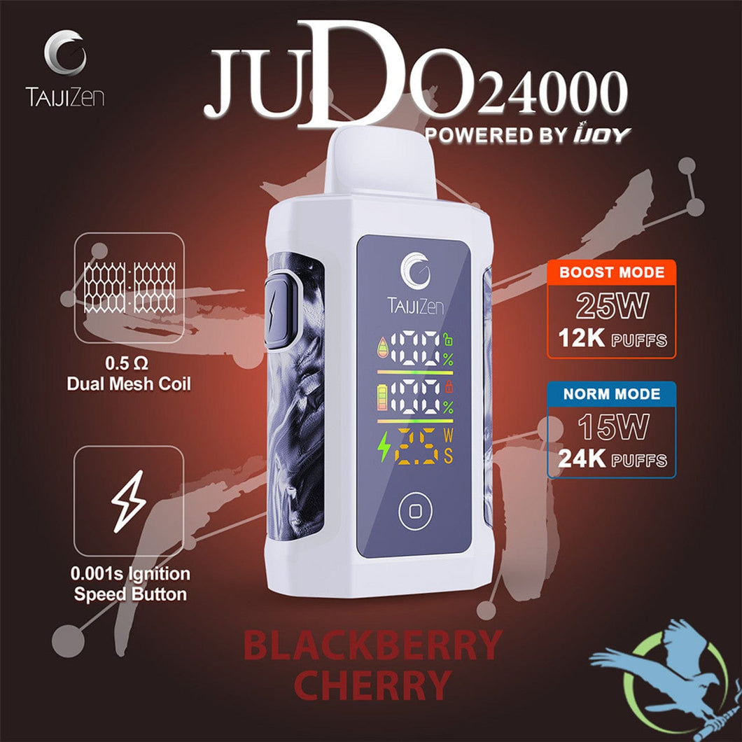 Blackberry Cherry TaijiZen Judo IJoy 24K Disposable Vape