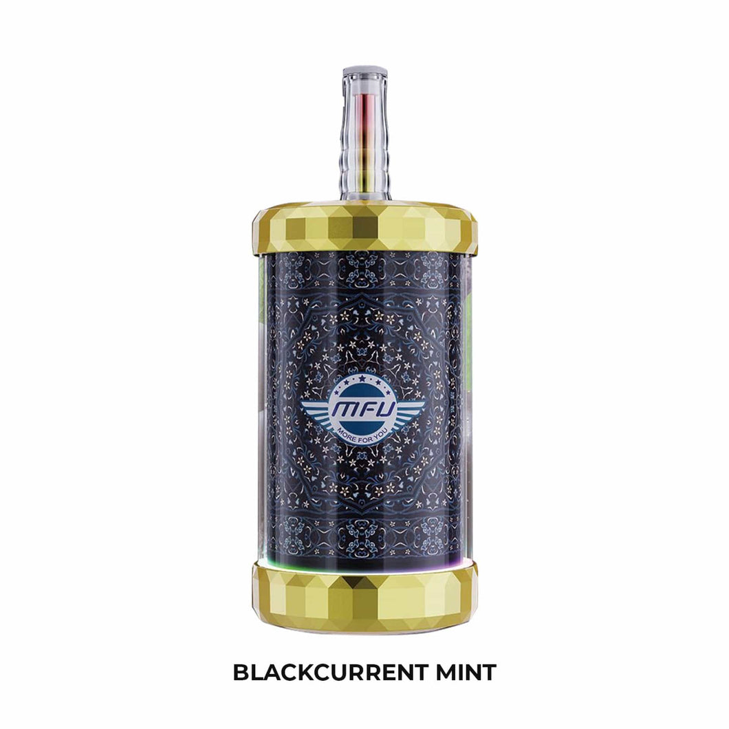 Blackcurrant Mint Mfu Shisha x3 Hookah Disposable Vape 150K