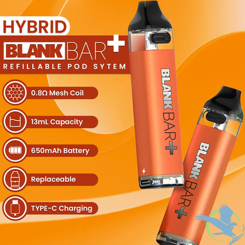 Blank Bar Plus Hybrid Refillable Pod System Starter Kit