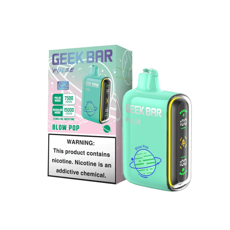 Blow Pop Geek Bar Pulse 15000 Disposable Vape