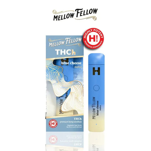 Indica - Blue Cheese Mello Fellow THCH Vape Disposable 0.5gm