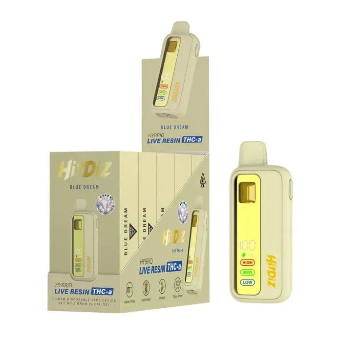 Blue Dream - Hybrid Hitdiz THC Live Resin Vape Disposable 3g