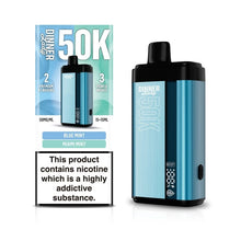 Cargar imagen en el visor de la galería, Blue Mint &amp; Miami Mint Dinner Lady Row DL50K Vape Disposable
