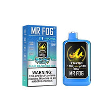 Load image into Gallery viewer, Blue Rancher Ice Mr Fog Nova Blue Razz Steezy
