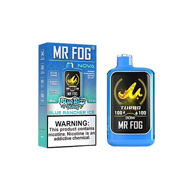 Blue Rancher Ice Mr Fog Nova Blue Razz Steezy