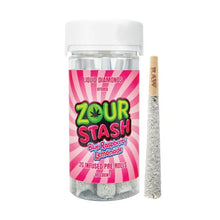 Load image into Gallery viewer, Blue Raspberry Lemonade Hybrid Zour Stash Liquid Diamond Pre Roll 2g 10 ct
