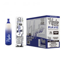 Load image into Gallery viewer, Blue Razz Cloudz Hyde Rave Recharge 5000
