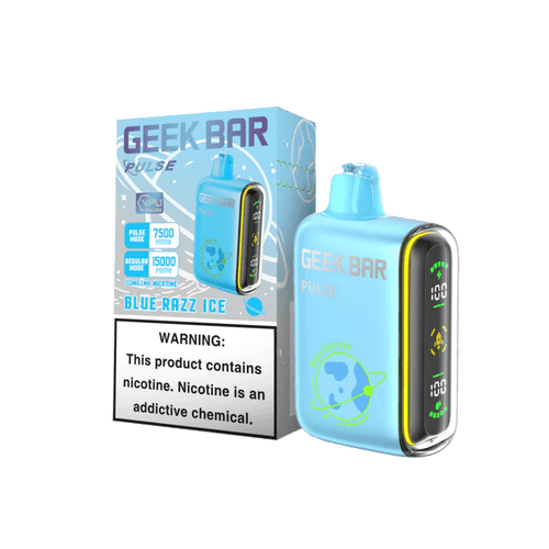Blue Razz Ice Geek Bar Pulse 15000 Disposable Vape