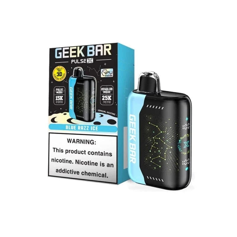 Blue Razz Ice Geek Bar Pulse X Vape Disposable