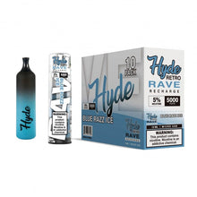 Load image into Gallery viewer, Blue Razz Ice Hyde Rave Recharge 5000
